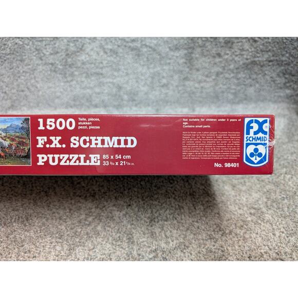 F.X. Schmid 1500 Piece Puzzle Battle Of Culloden New Sealed - Picture 6 of 6